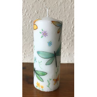 Dragonfly wax candle