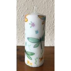 Dragonfly wax candle