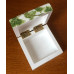 Small square fern and ivy trinket box